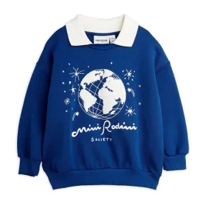 Mini Rodini Society Emb Collar Sweatshirt