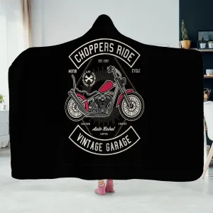 Misha Casual Dual-Sided Stitched Hoodie Blanket