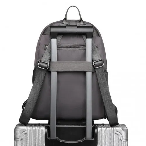 Miss Lulu Casual Lightweight Ladies Backpack - Grey