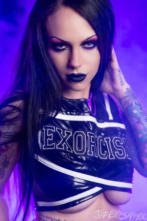 Molly Rennick/Living Dead Girl - Exorcism 1 - signed limited edition 8x12 metallic print