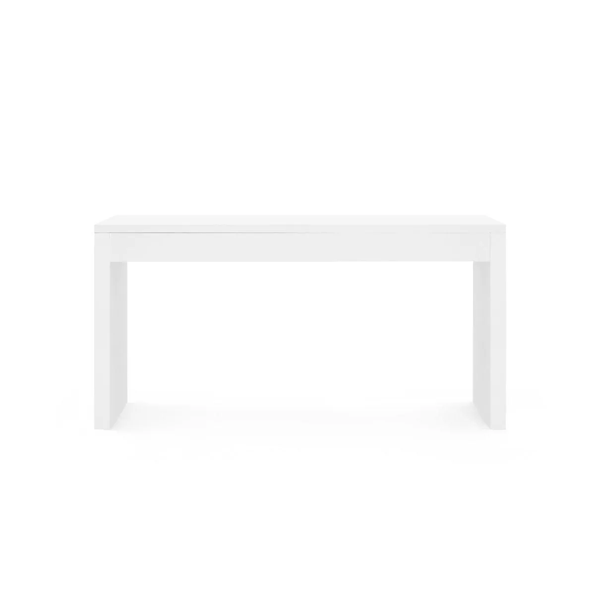 Morgan Large Console Table / Chiffon White