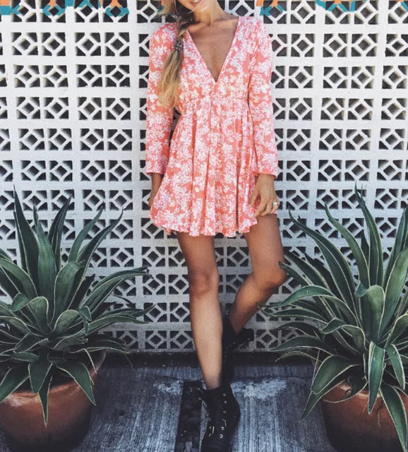 Morning Flower Summer Dress