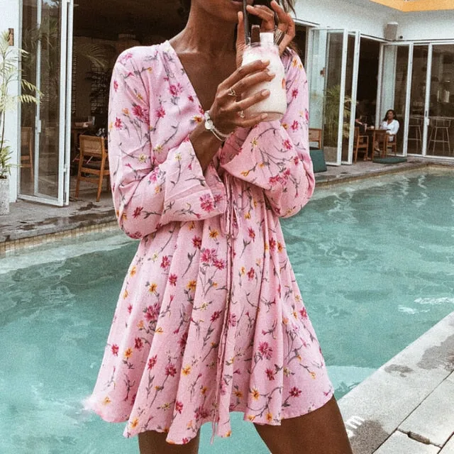 Morning Flower Summer Dress