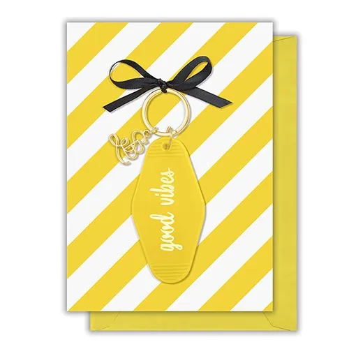 Motel Keychain & Greeting Card Set