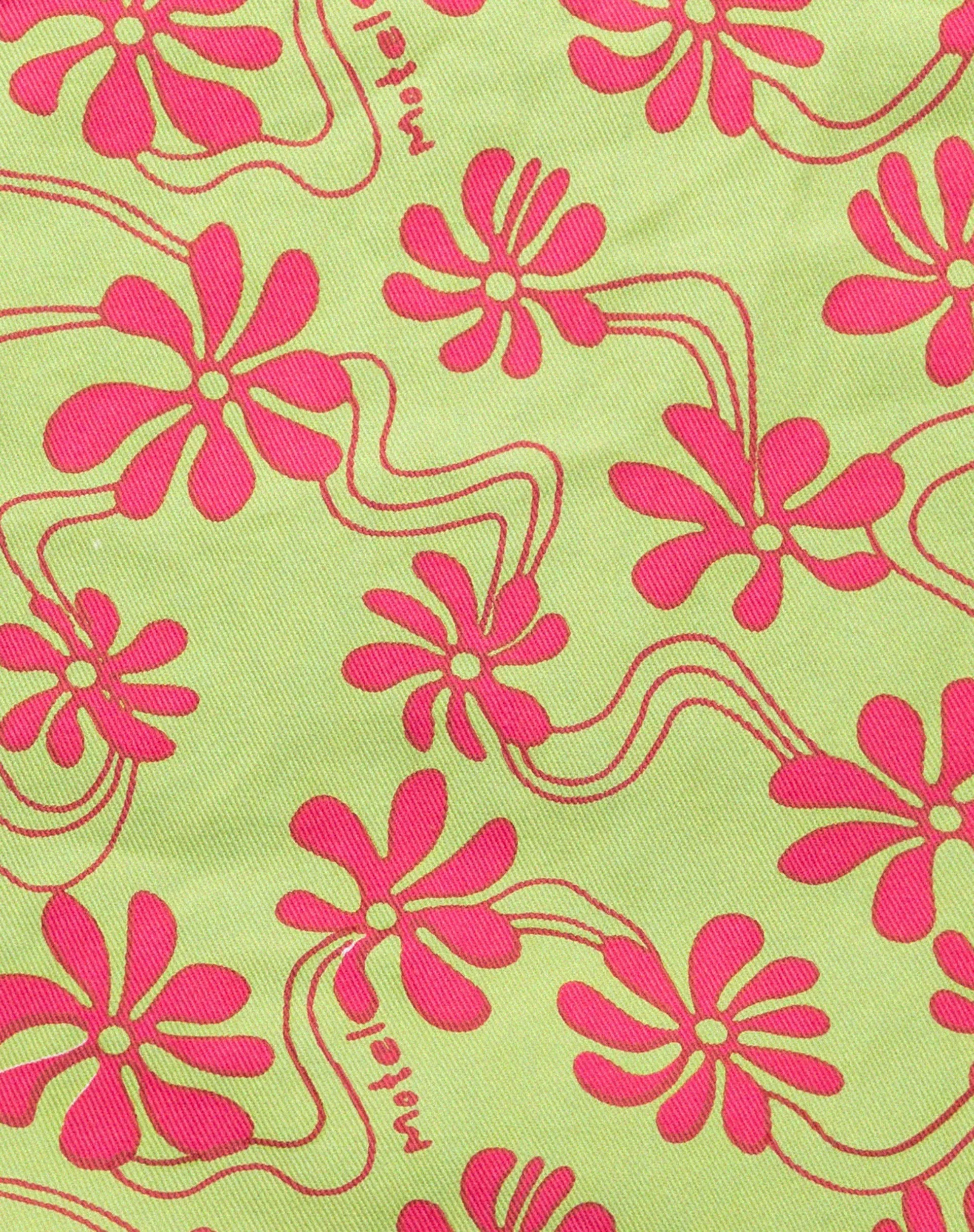 MOTEL X BARBARA Barbs Tote Bag in Green Beachy Floral