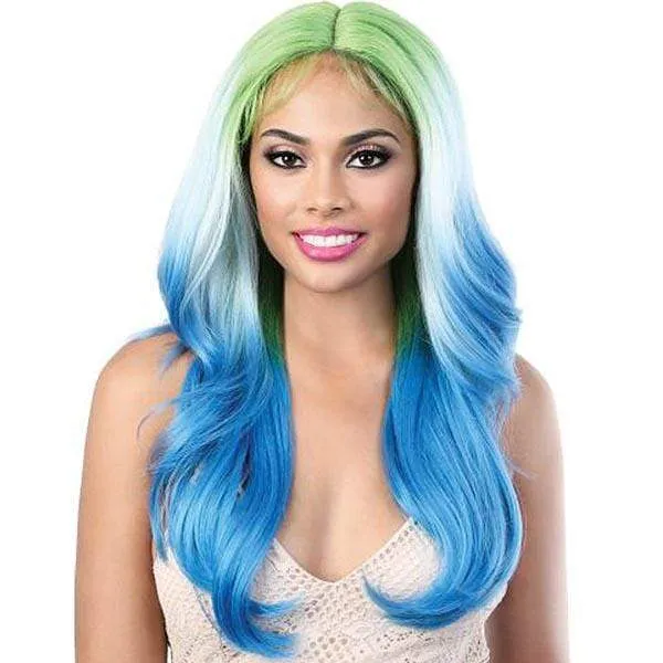 Motown Tress Let's Lace Deep Spin Part Synthetic Swiss Lace Front Wig - LDP JAZZ24