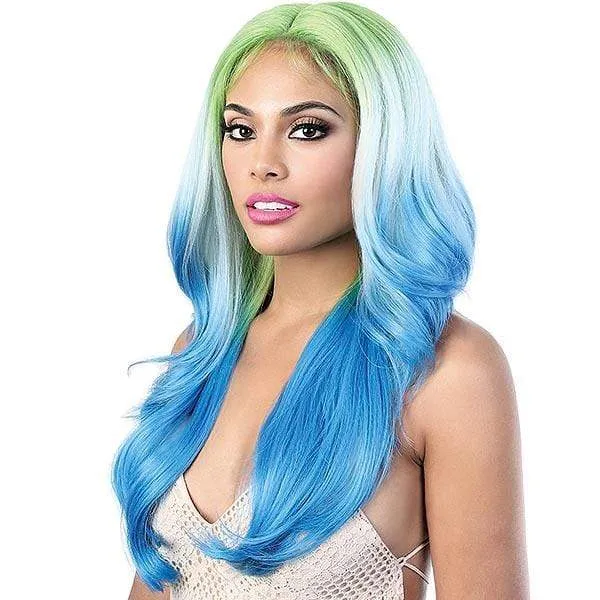 Motown Tress Let's Lace Deep Spin Part Synthetic Swiss Lace Front Wig - LDP JAZZ24