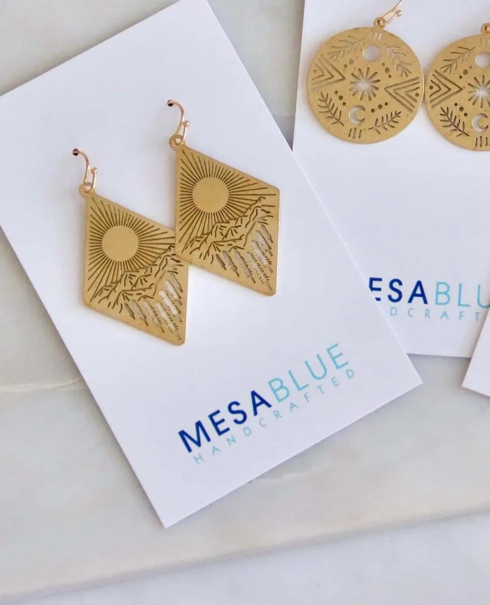 Mountain Sunset Earrings