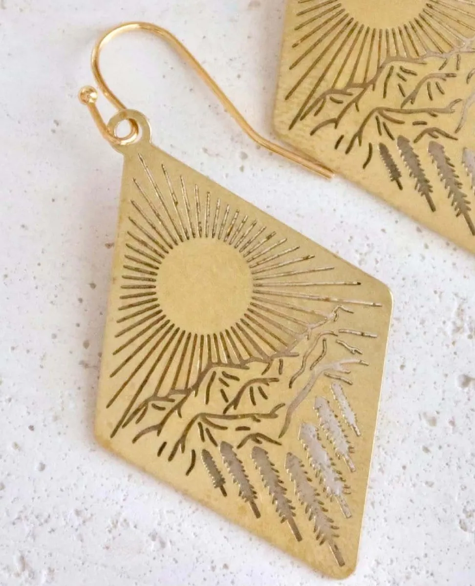 Mountain Sunset Earrings