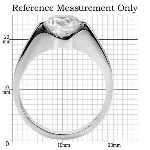 MT210 - Brilliant Round Cut Center Crystal - April Birthstone Newest Design