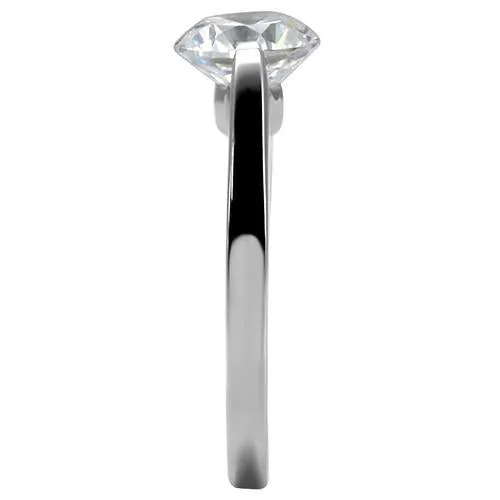 MT210 - Brilliant Round Cut Center Crystal - April Birthstone Newest Design