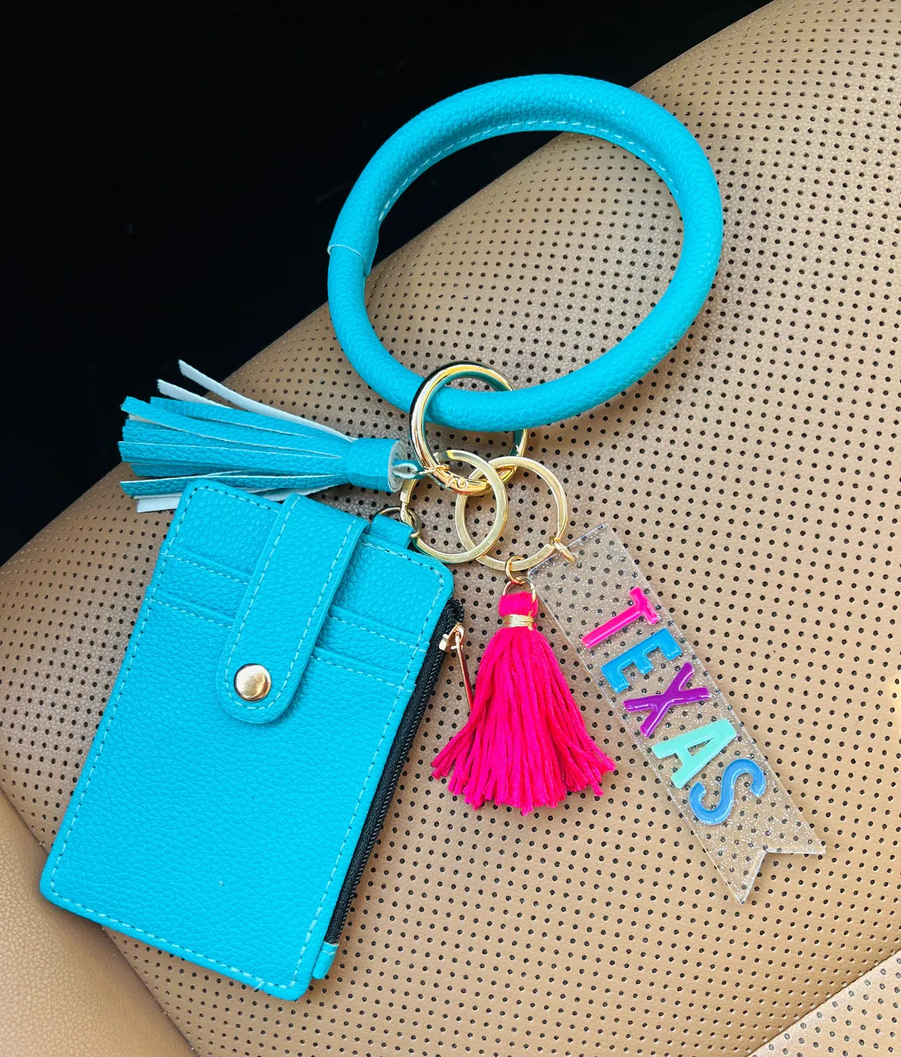 Multi Colored Quote Keychains-Multiple Designs Available