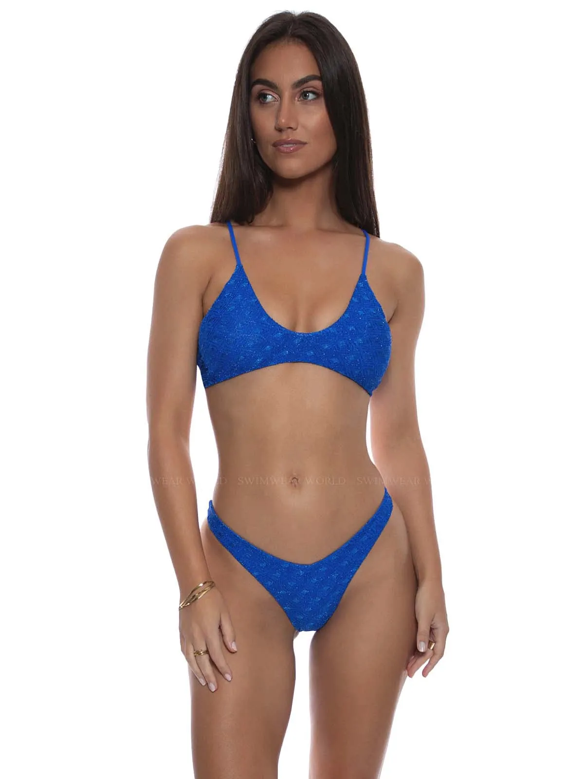 Multiway Keyhole Cross Neck-High Leg Bikini ::RET