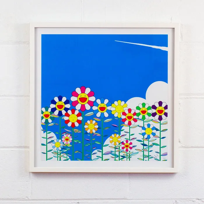 MURAKAMI "FLOWERS 3" LITHOGRAPH, 2006