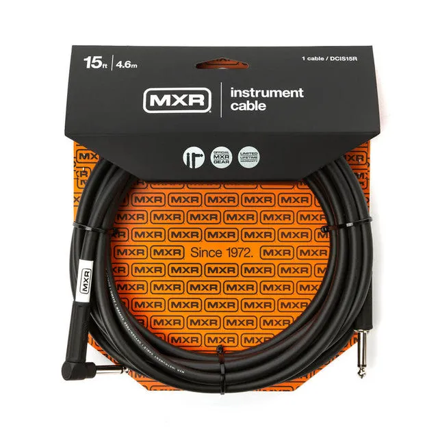 MXR DCIS15R Standard Instrument Cable, Right / Straight, 15ft