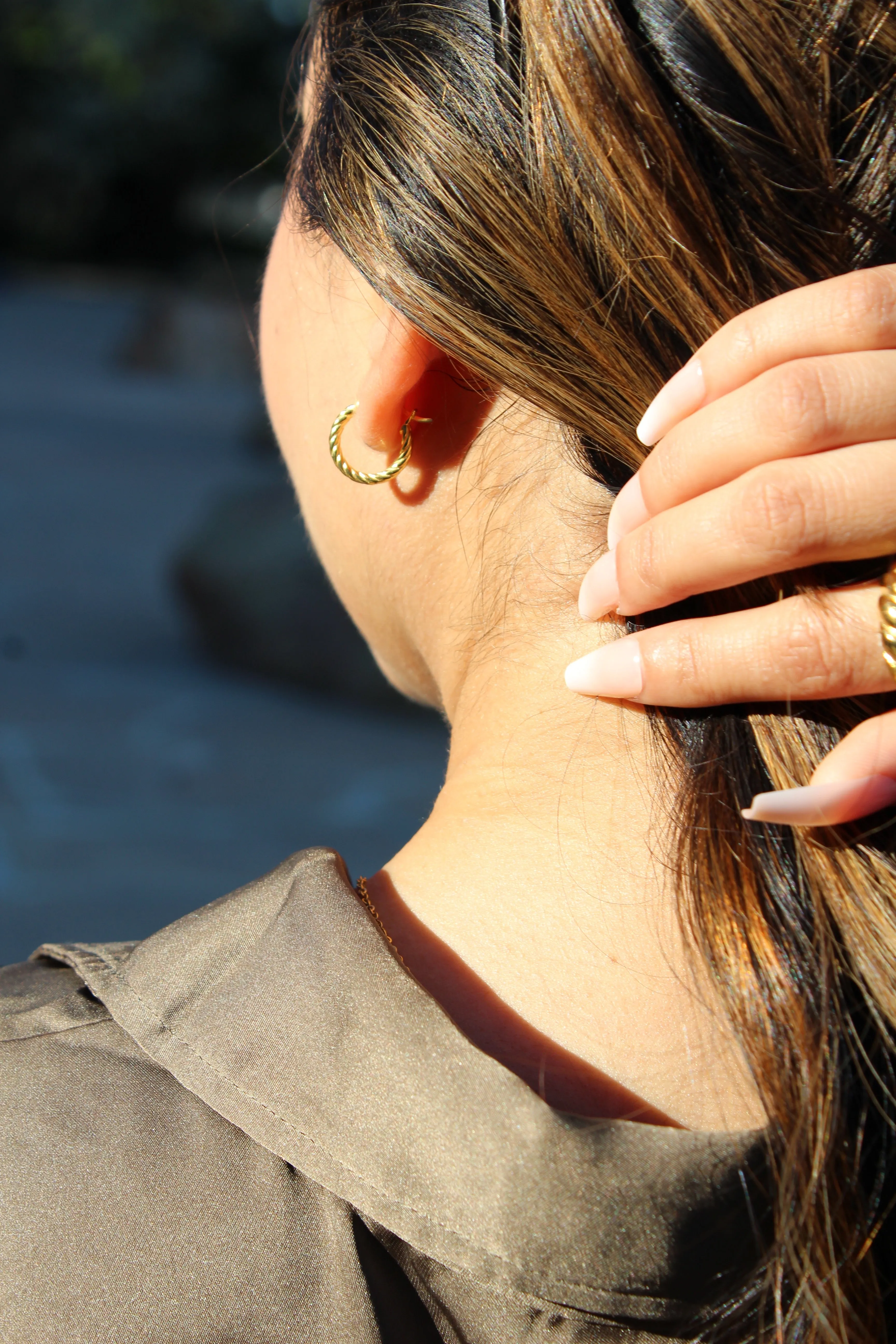 Najla Gold Mini Hoops