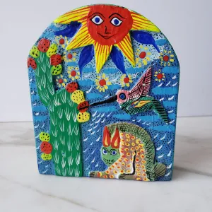 Napkin Holder 3D Hand Painted