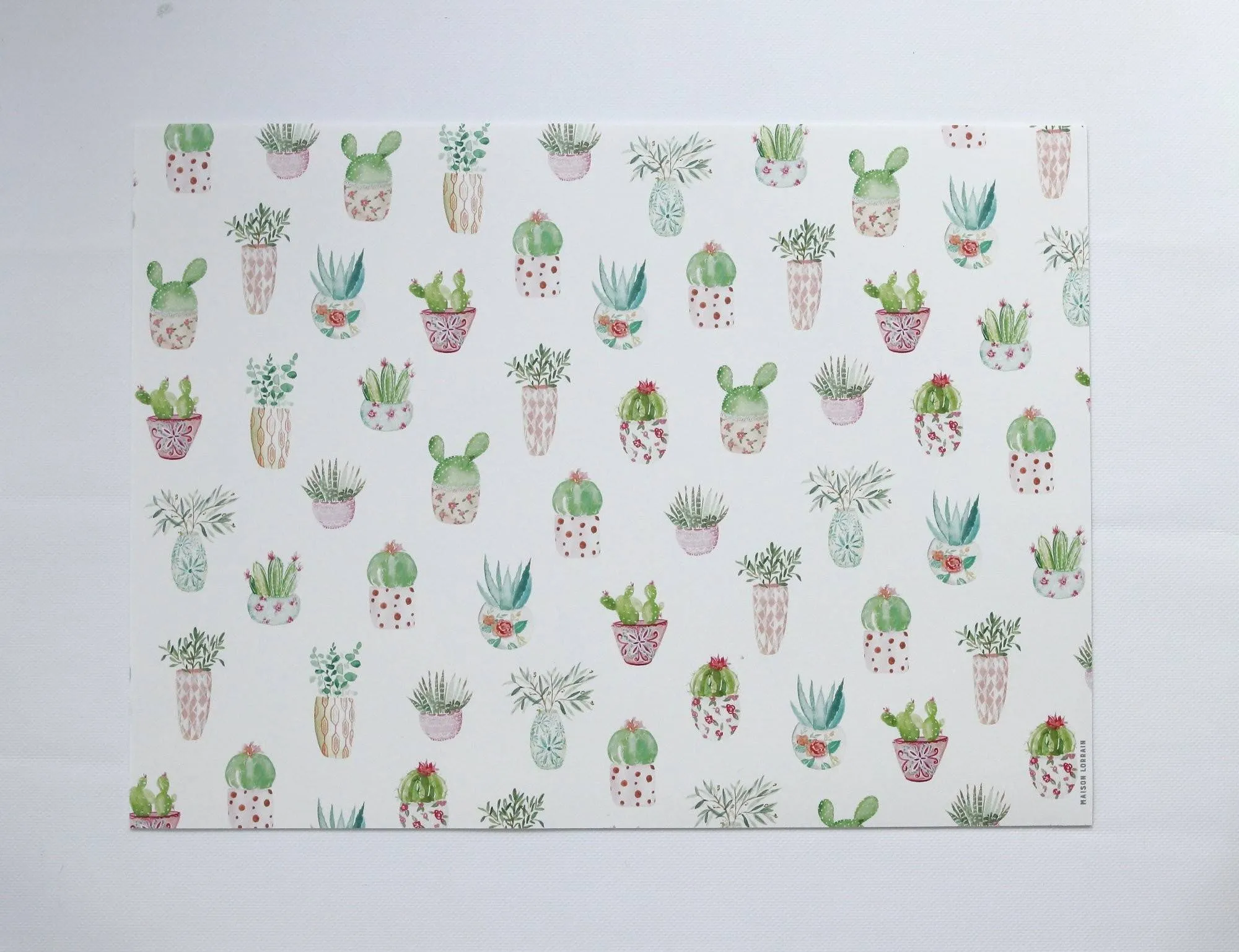 Napperon de vinyle - bébé plantes / baby plants