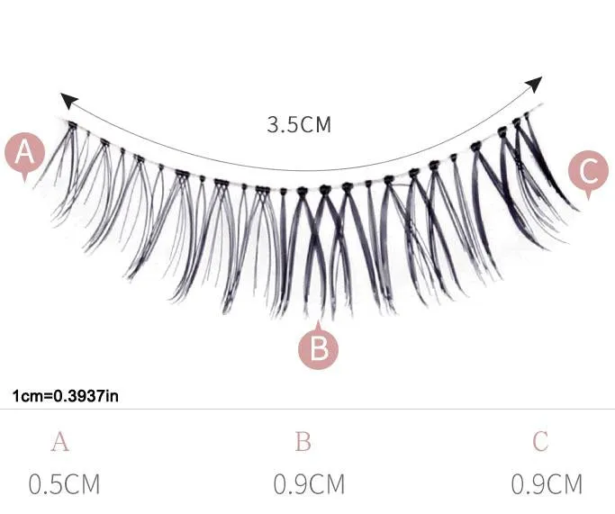 Natural Simulation False Eyelashes MS1017