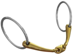 Neue Schule Trans Angled Lozenge Loose Ring Bradoon Bit 55 mm rings