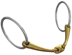 Neue Schule Trans Angled Lozenge Loose Ring Bradoon Bit 55 mm rings