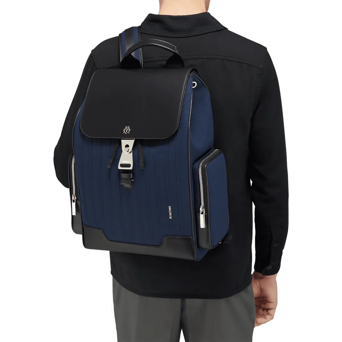 Never Still Canvas Flap Backpack Large