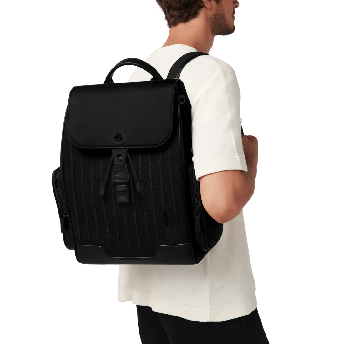 Never Still Canvas Flap Backpack Large