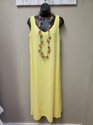 NEW COLORS! 5 Colorways - Sip "Sangria"  in this Long Cotton Sleeveless Dress