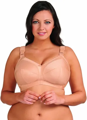 NEW Goddess Womens Audrey Soft Cup Bra in Nude, Sz 46I! Has nice wide band, so no back bulge • wide straps • durable material • good support
