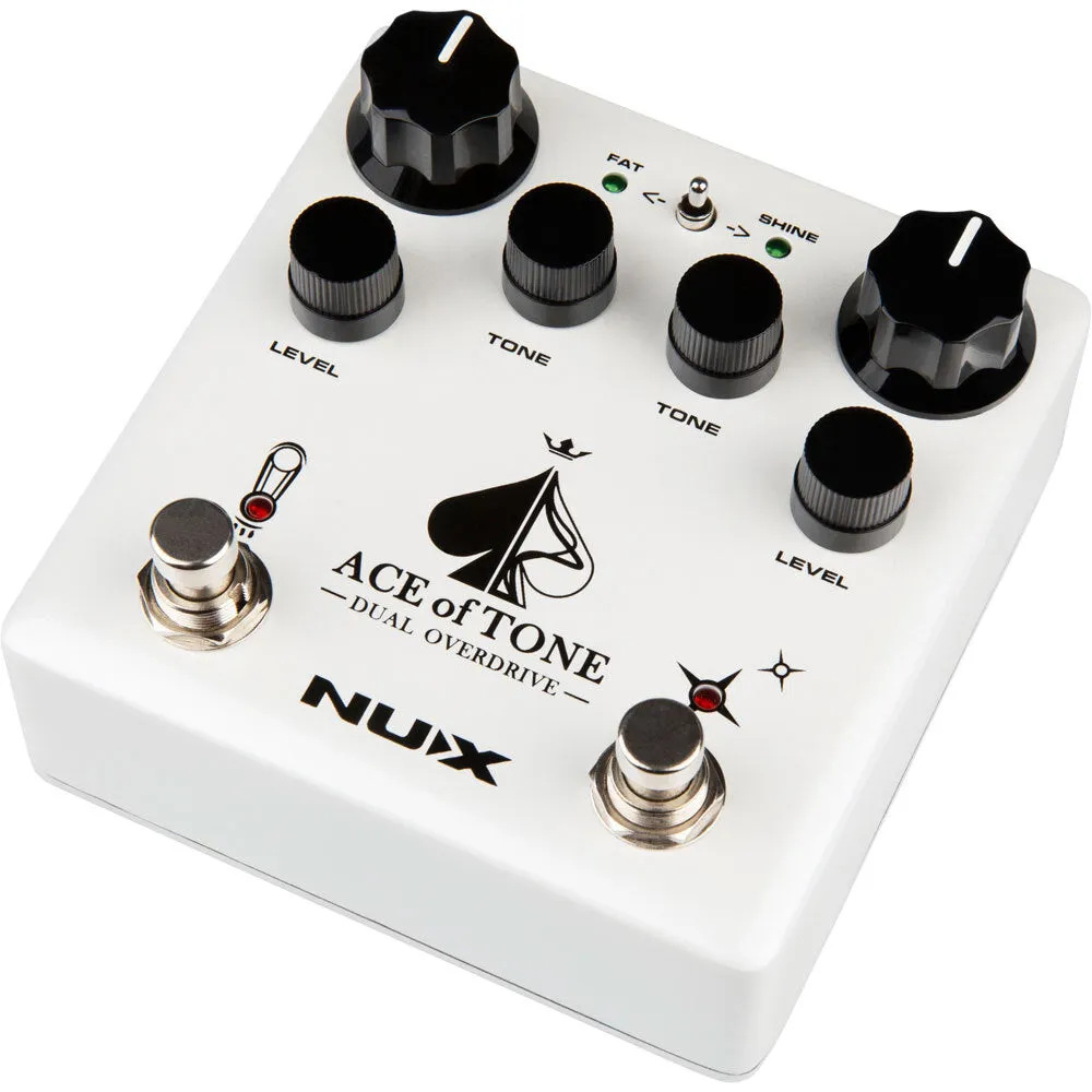 NUX Verdugo Series Ace Of Tone Dual Overdrive Effects Pedal