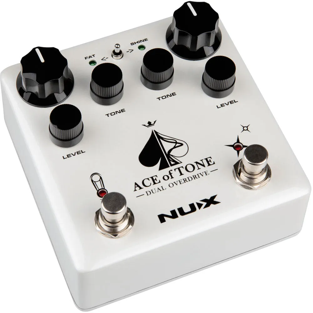 NUX Verdugo Series Ace Of Tone Dual Overdrive Effects Pedal
