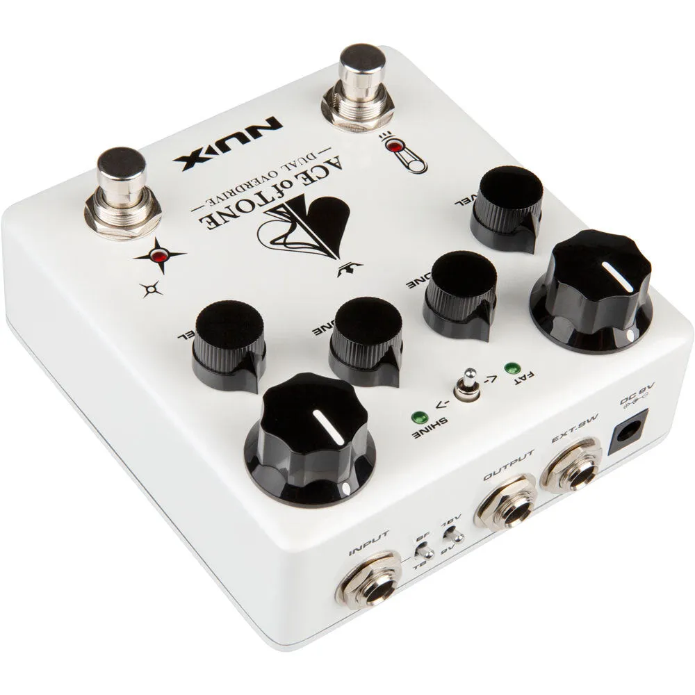 NUX Verdugo Series Ace Of Tone Dual Overdrive Effects Pedal