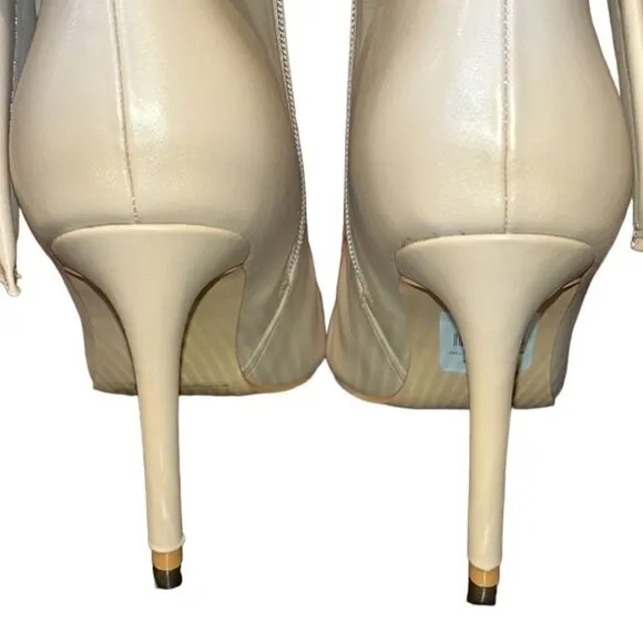 NY&amp;Co Faux Leather 3.75” Stiletto Bootie
