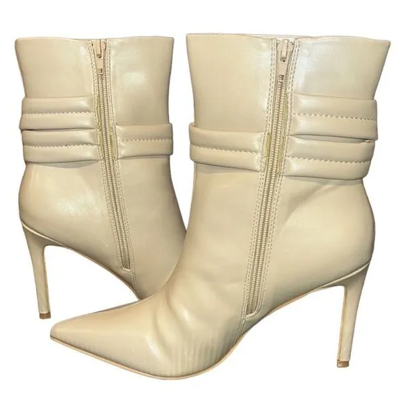NY&amp;Co Faux Leather 3.75” Stiletto Bootie