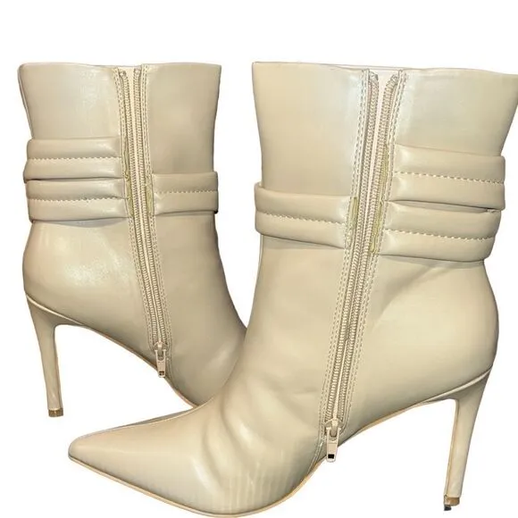 NY&amp;Co Faux Leather 3.75” Stiletto Bootie