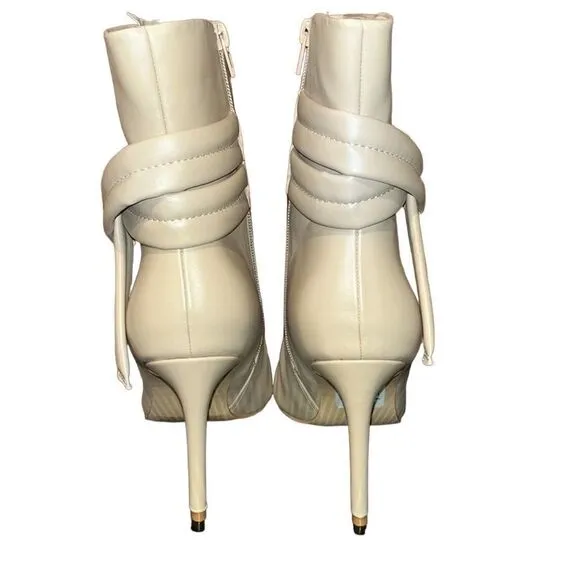 NY&amp;Co Faux Leather 3.75” Stiletto Bootie