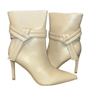 NY&amp;Co Faux Leather 3.75” Stiletto Bootie