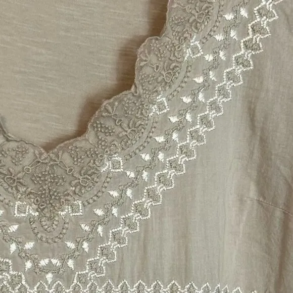 Odd Molly Embroidered and lace detail Dress / Tunic Size medium