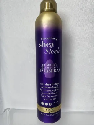 OGX Smoothing   Shea Sleek Humidity Blocking Hairspray No Frizz 8oz