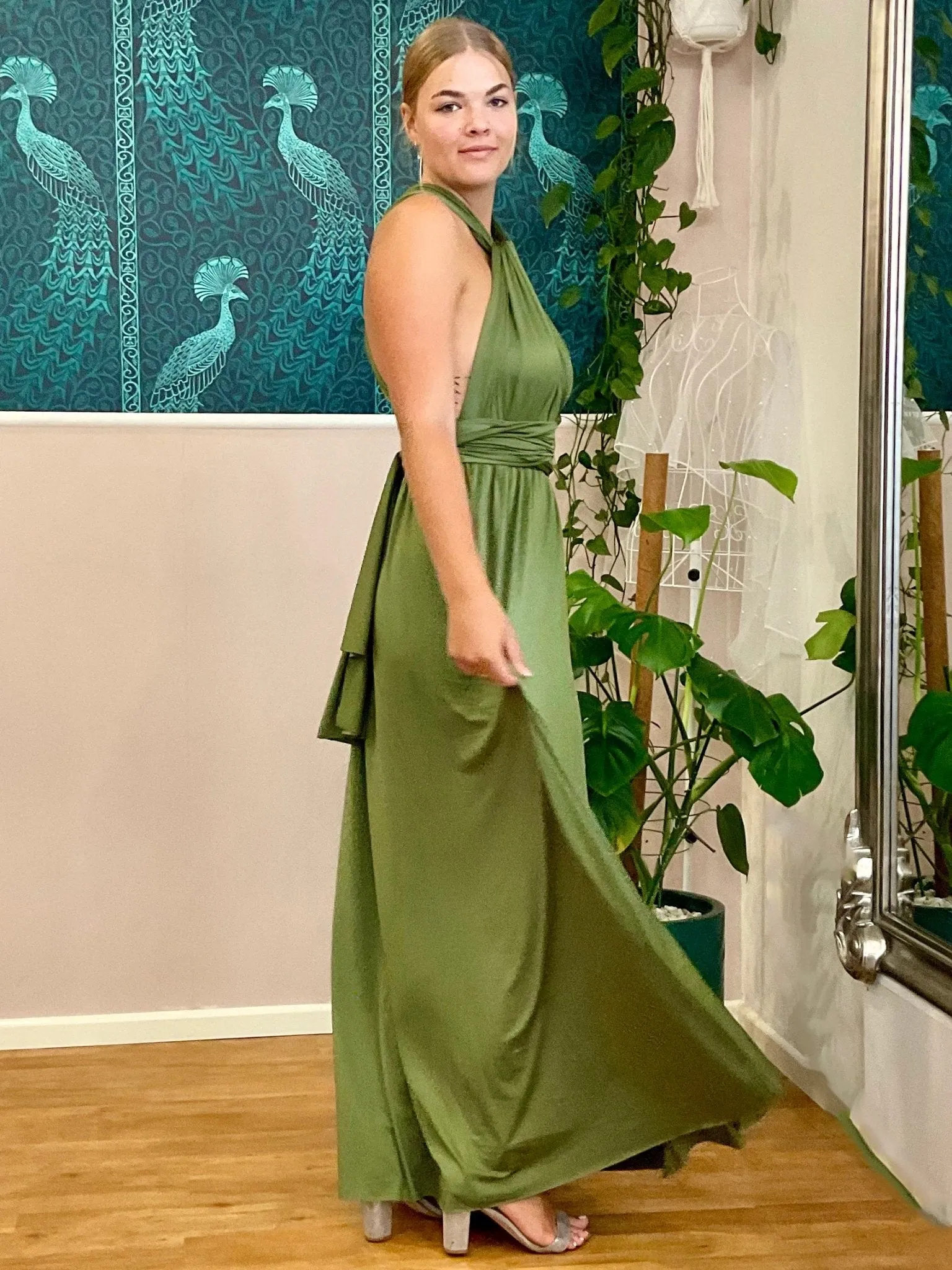 Olive Infinity bridesmaid dress Express NZ wide