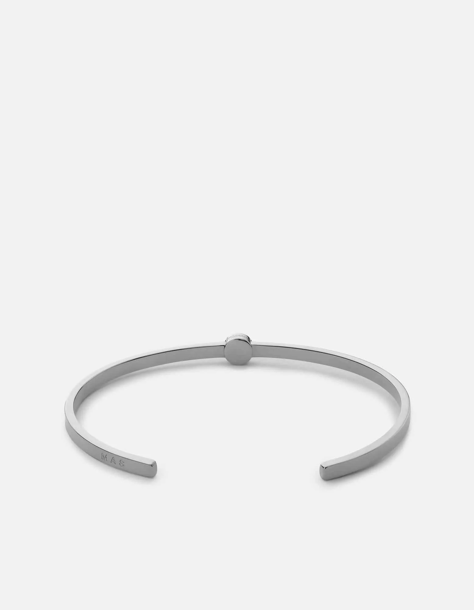 Opus Sapphire Cuff, Sterling Silver/Black