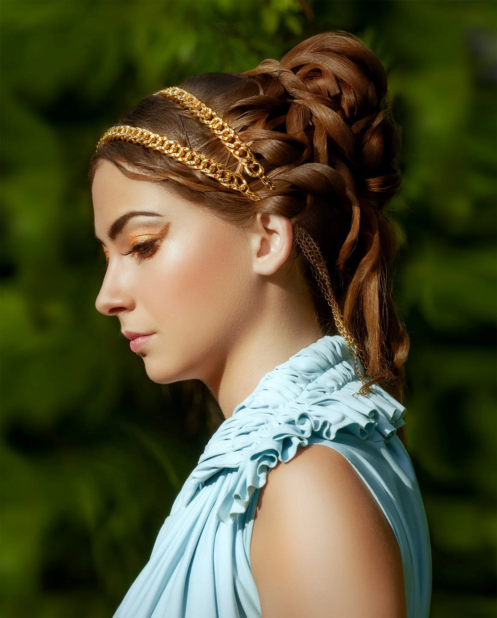 Oshun • Swarovski Crystal Multiway Hairchain/Necklace