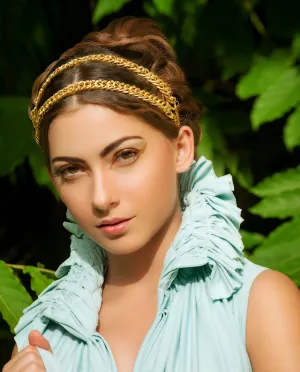 Oshun • Swarovski Crystal Multiway Hairchain/Necklace