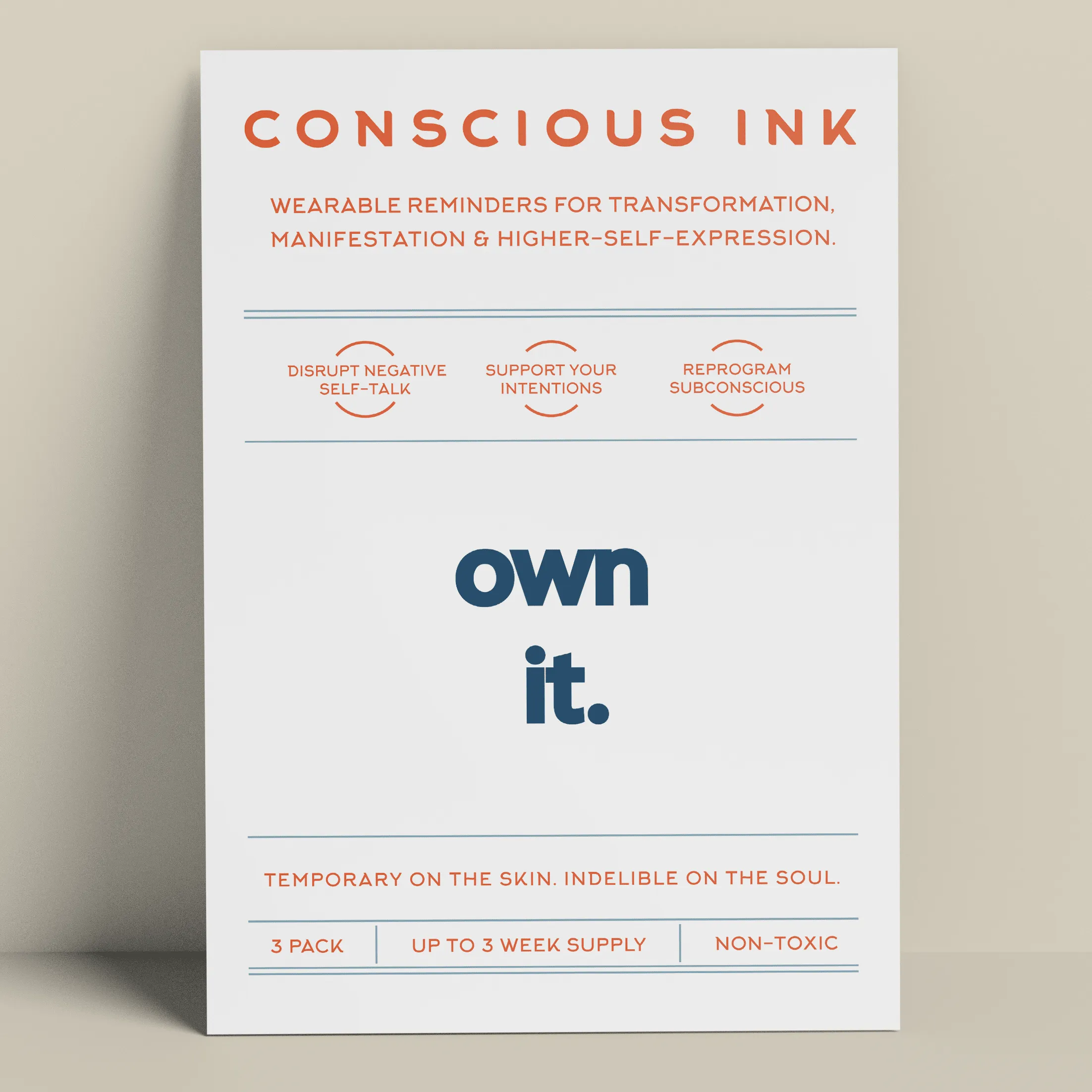 Own It Manifestation Tattoo