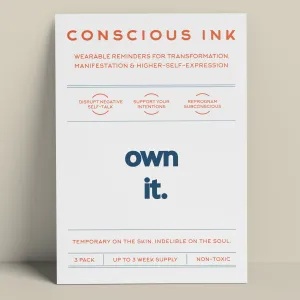 Own It Manifestation Tattoo