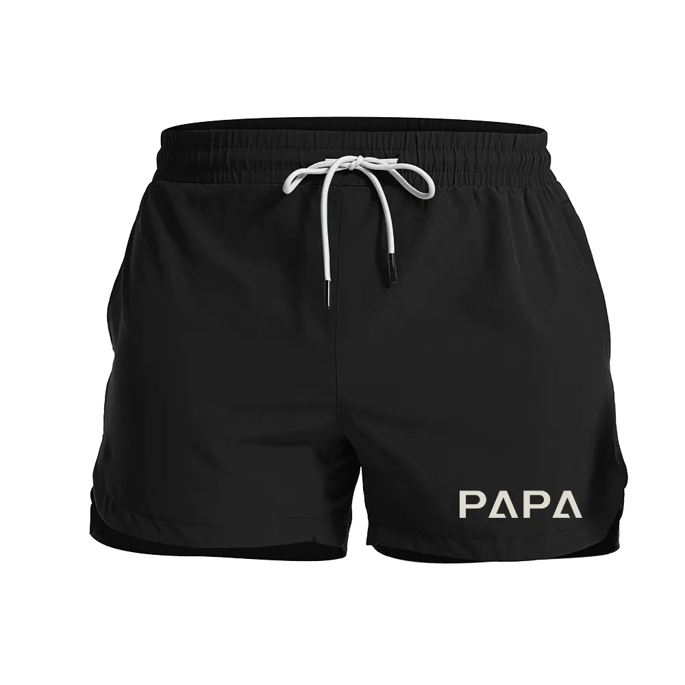 Papa Graphic Shorts