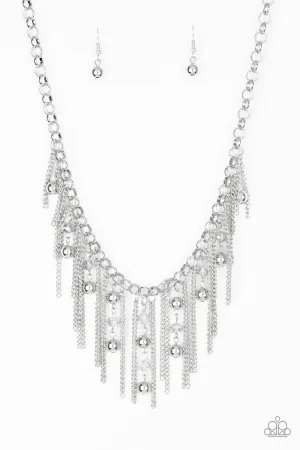 Paparazzi Accessories - Ever Rebellious - Silver Necklace