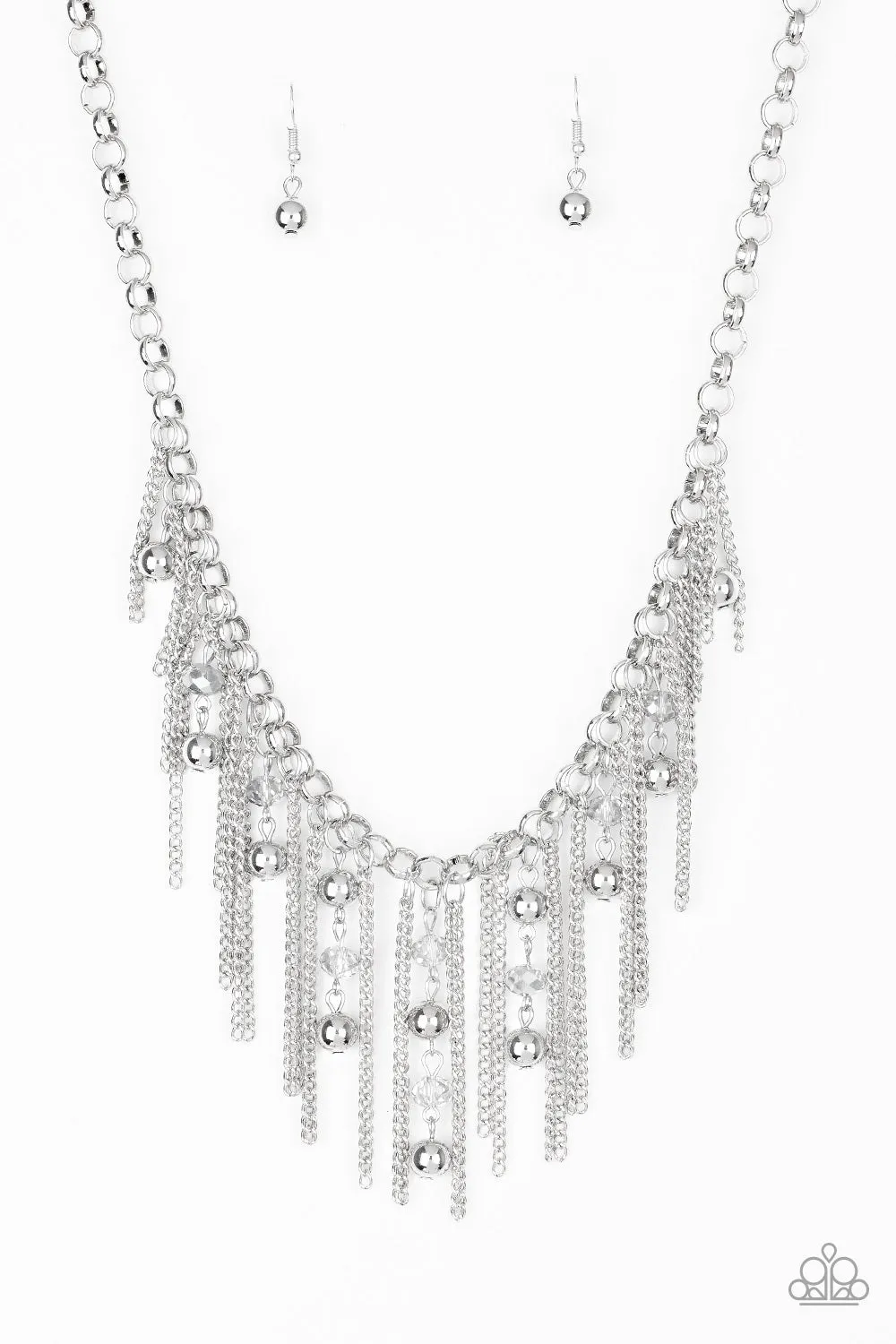 Paparazzi Accessories - Ever Rebellious - Silver Necklace