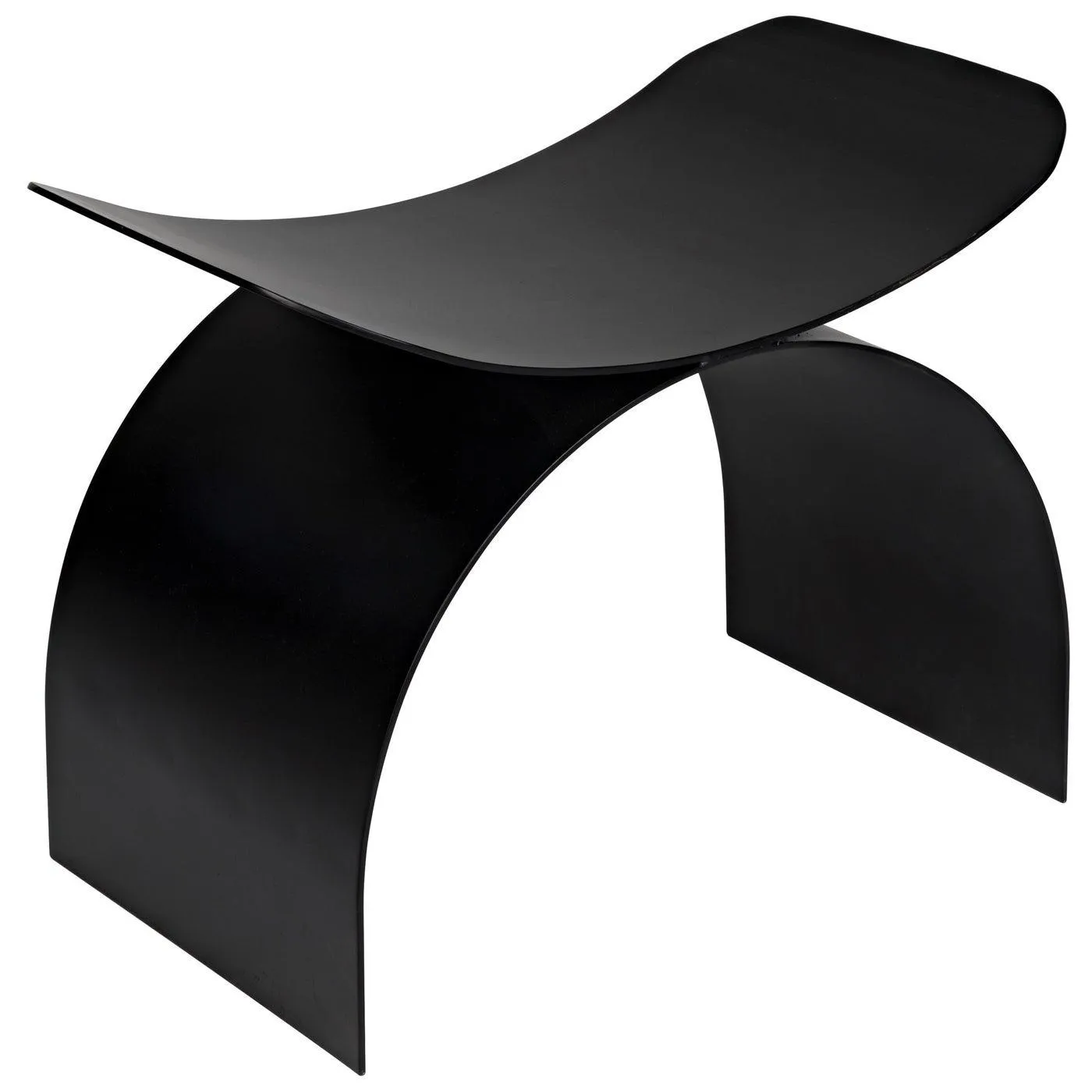 Papillon Stool, Black Steel