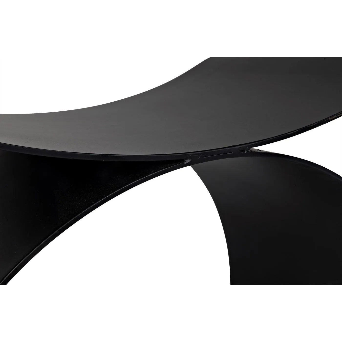 Papillon Stool, Black Steel
